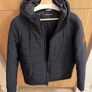 American Giant Black Puffer Jacket